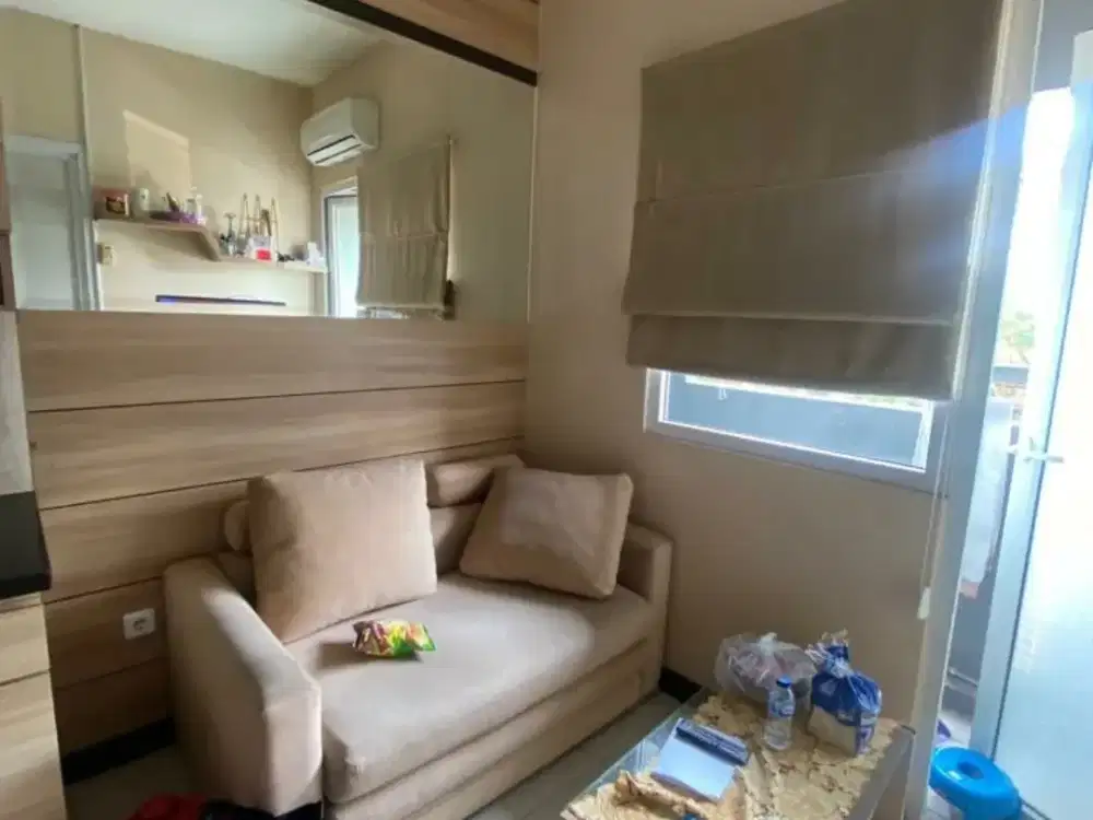 Green apartment pramuka city unit 2 BR full furnished bagus tower lama