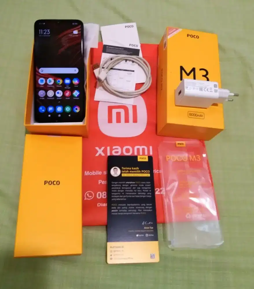 Xiaomi M3 4/64 Fullset Komplit