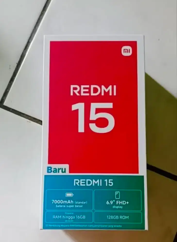 Xiaomi Redmi 15 ram 8/128gb new segel sandy purple
