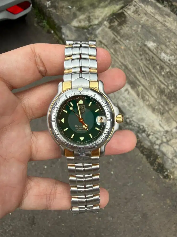 Tag heuer 6000 wh5253 green dial