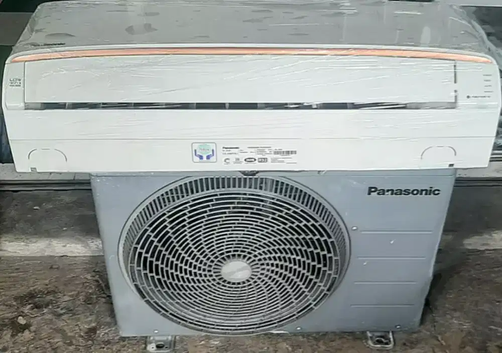 AC PANASONIC 1/2 PK R32 ORISINIL LOWWATT BAGUS & DINGIN SEKALI