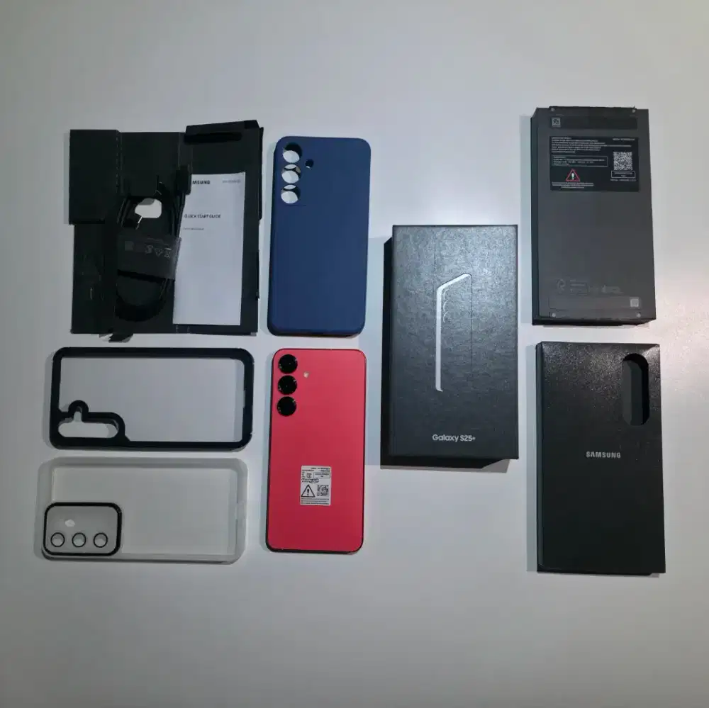 Samsung s25 plus 512gb sein coralred fullset original berbonus resmi
