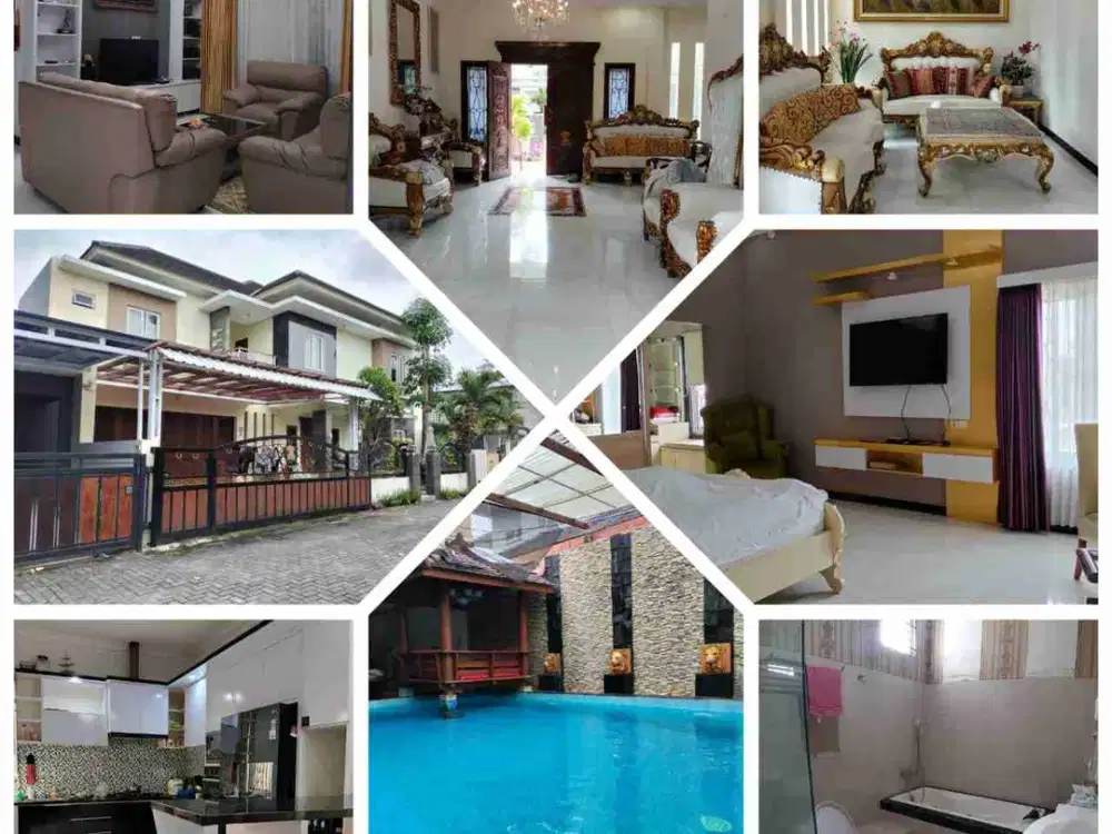 rumah 2 lantai dalam cluster maguwoharjo dekat stadion