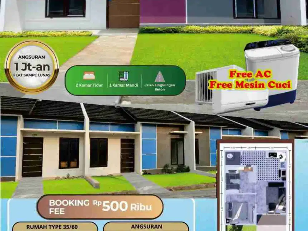 Rumah subsidi Serasi Alam elok