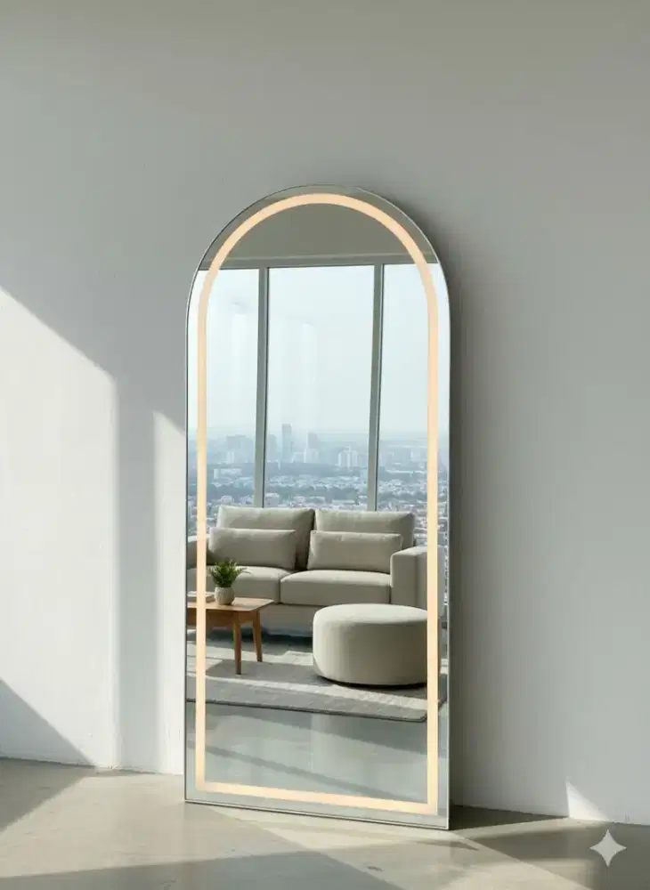 Smart miror LED touchsreen cermin dinding