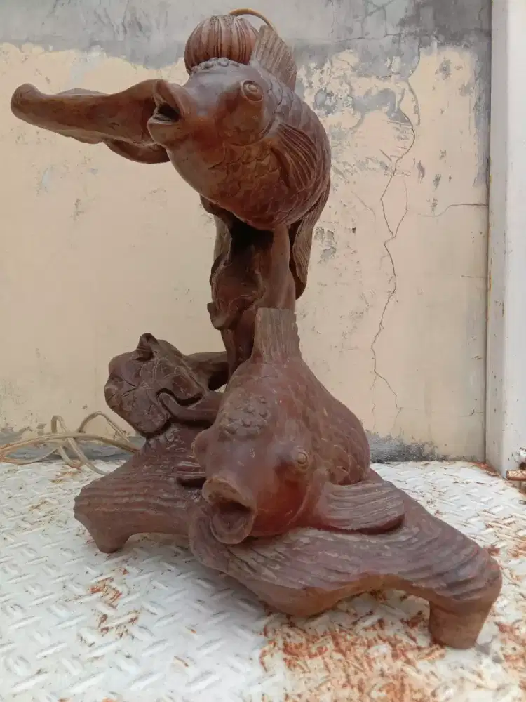 Patung Ikan Mas Koki