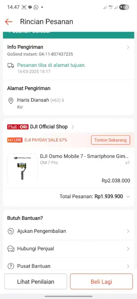 GIMBAL STABILIZER DJI OSMO MOBILE 7 PRO