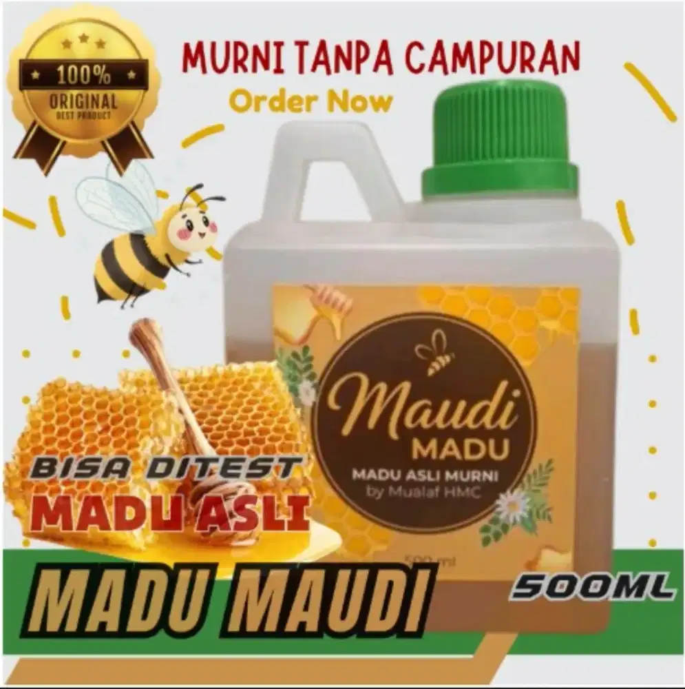 Madu Maudi Asli Tanpa Campuran