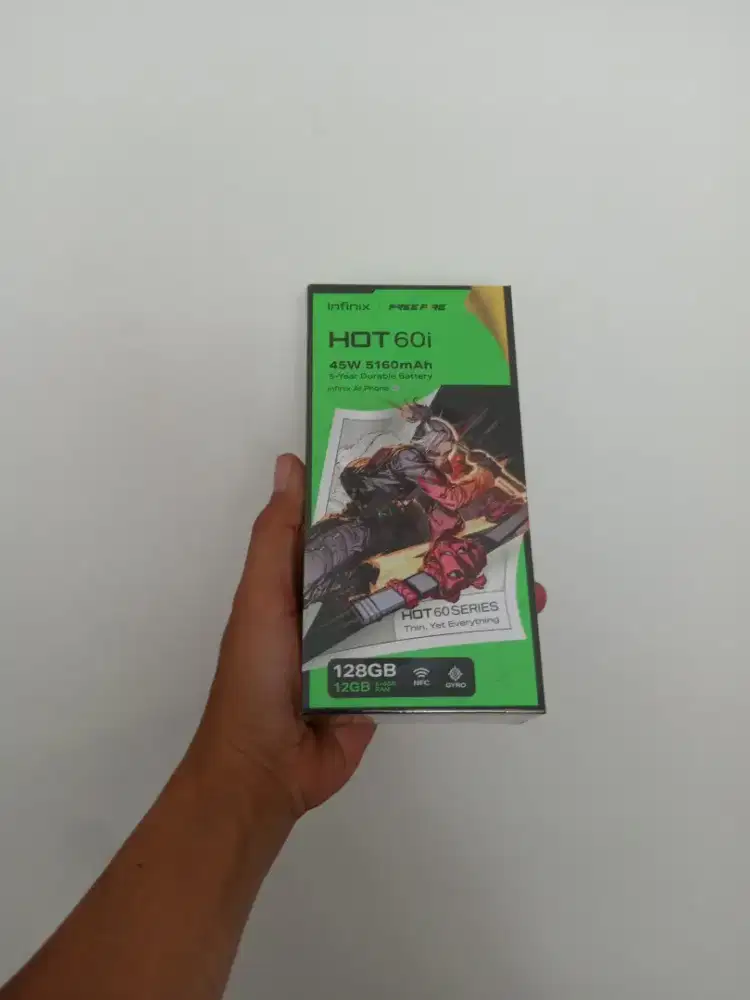 Infinix Hot 60i NFC 6+6/128 Garansi resmi 1thn