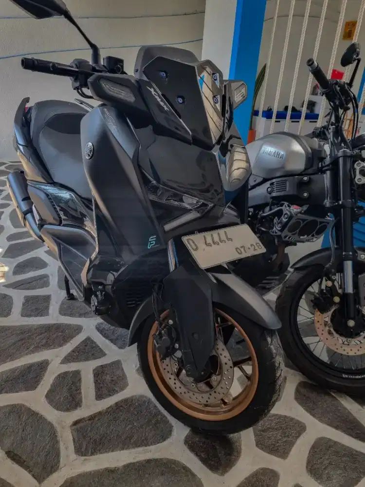 Yamaha Xmax Connected Hitam odo sangat rendah