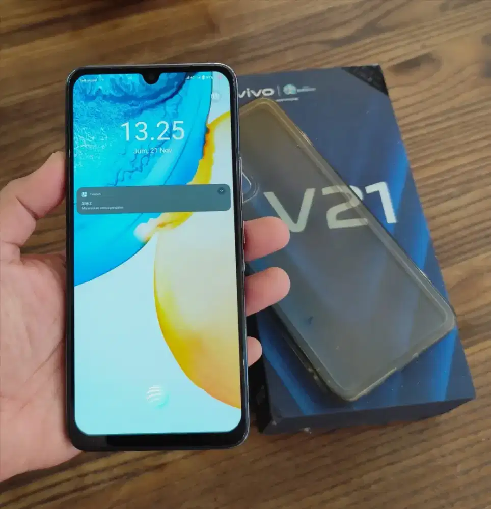 Vivo v21 5g 8+4/128 lengkap segel