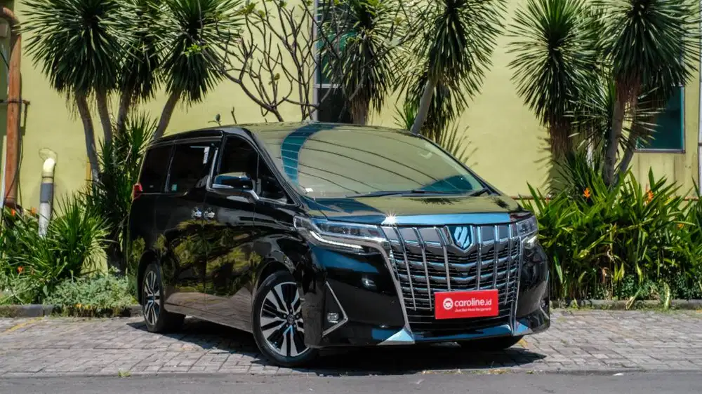 TOYOTA ALPHARD 2.5 G AT 2019 HITAM - GARANSI 1THN -MOBIL SIAP PAKAI