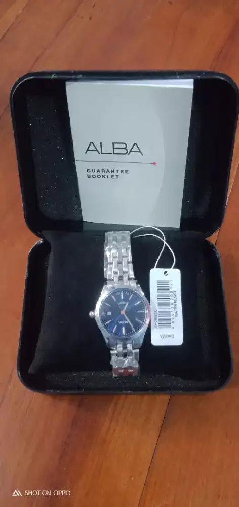 Jual jam tangan Alba AH7BN1X1 Ladies Blue Dial Stainless steel Strap