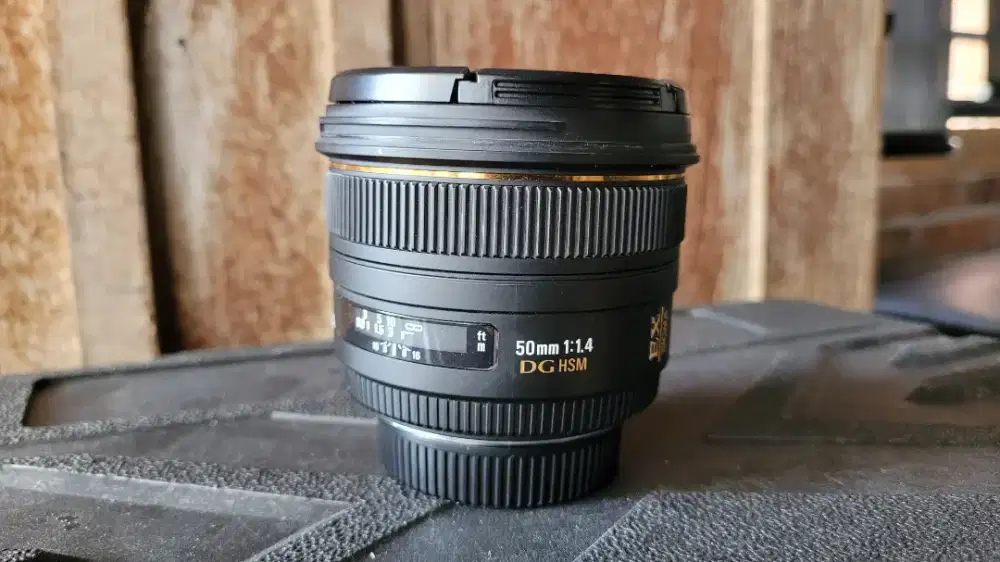 Lensa Sigma 50mm F1.4 ex dg nikon fullframe