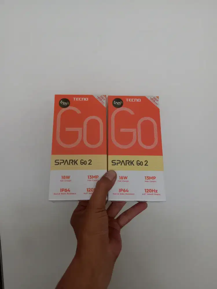 Tecno Spark GO2 4+4/128 Garansi resmi 13bln