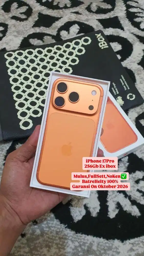 Iphone 17Pro internal 256Gb Ex ibox