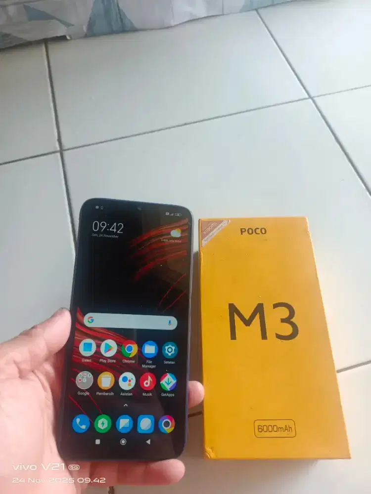 Poco M3 6/128 lengkap