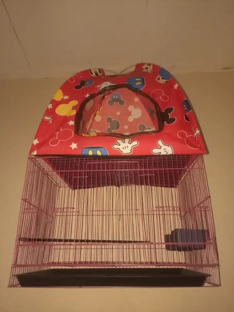 Di jual kandang besi burung dan tempat tidur kucing
