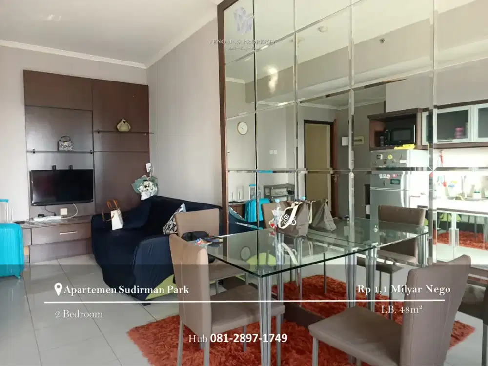 Dijual Apartement Sudirman Park 2BR Full Furnished Tower A