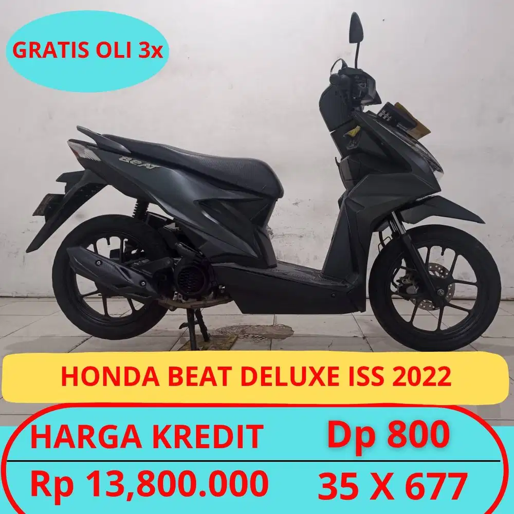 HONDA BEAT DELUXE 2022  DP HANYA 800 RIBU GUYSSS