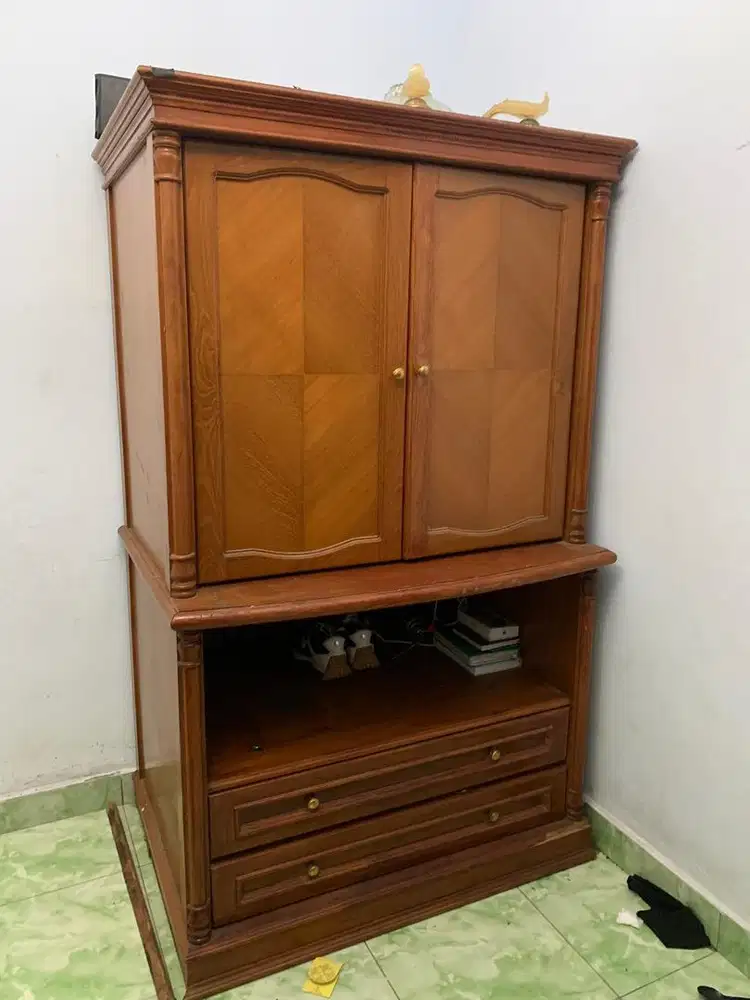 Buffet , lemari kayu , lemari tv