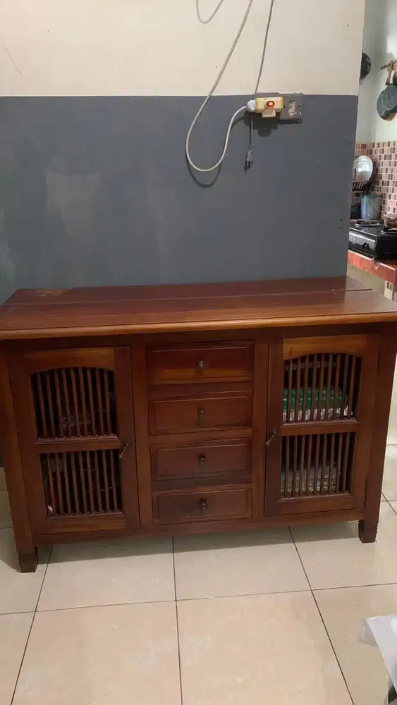 Buffet , lemari kayu , lemari jati , meja tv