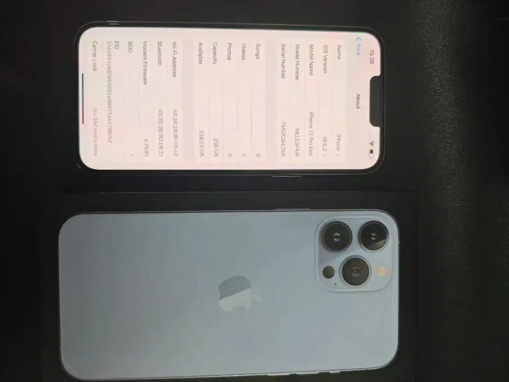 Iphone 13 Pro Max 256GB Sierra Blue ex Ibox