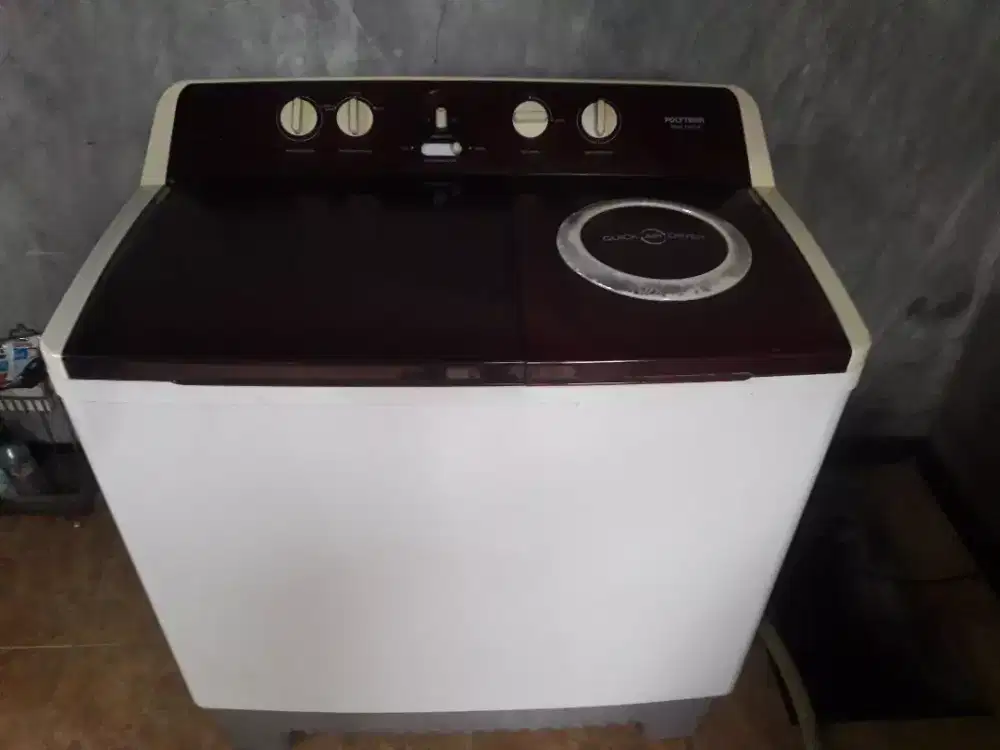 Mesin cuci 2 tabung 14kg Polytron