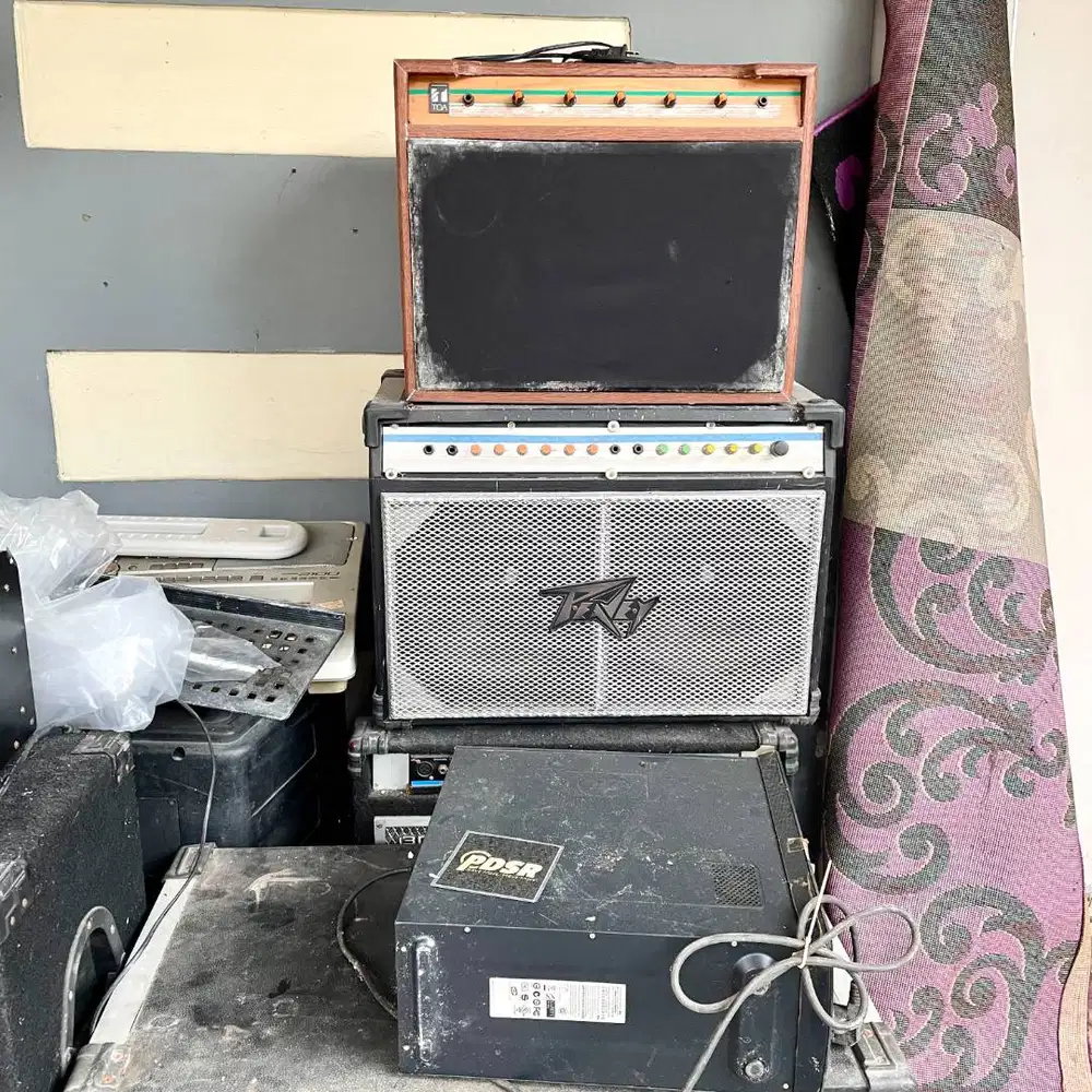 JUAL AMPLI SUBWOOFER CUSTOM POWER EQ KEYBOARD YAMAHA PSR 2100 MINUS