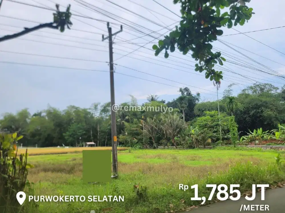 DIJUAL TANAH TEPI JALAN RAMAI SELUAS 2.754 m²