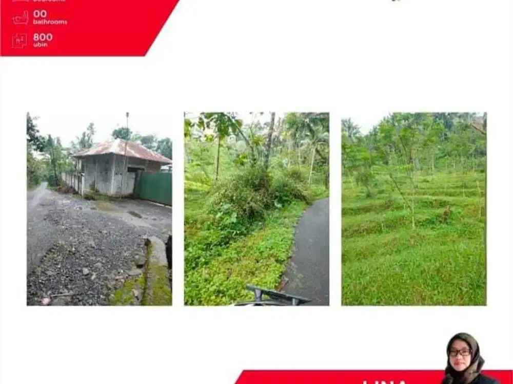 Dijual Lahan 800 Ubin SHM Lokasi Purbalingga