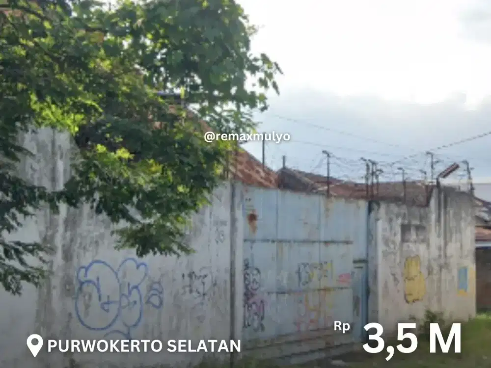 Dijual Gudang Pagar penuh Area Purwokerto Selatan