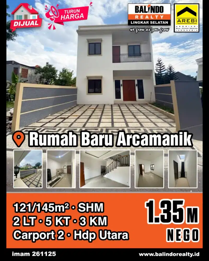 Rumah Baru siap Huni di Arcamanik bandung