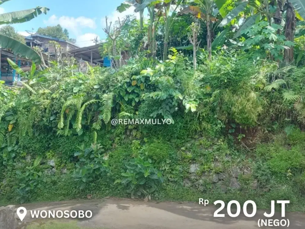 Dijual Tanah Mudah Di Akses dan Cocok untuk Usaha Area Wonosobo