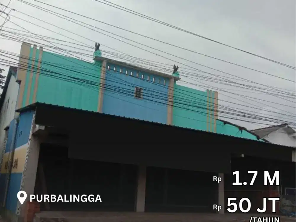 Dijual dan Disewakan Ruko Lokasi Strategis Area Purbalingga