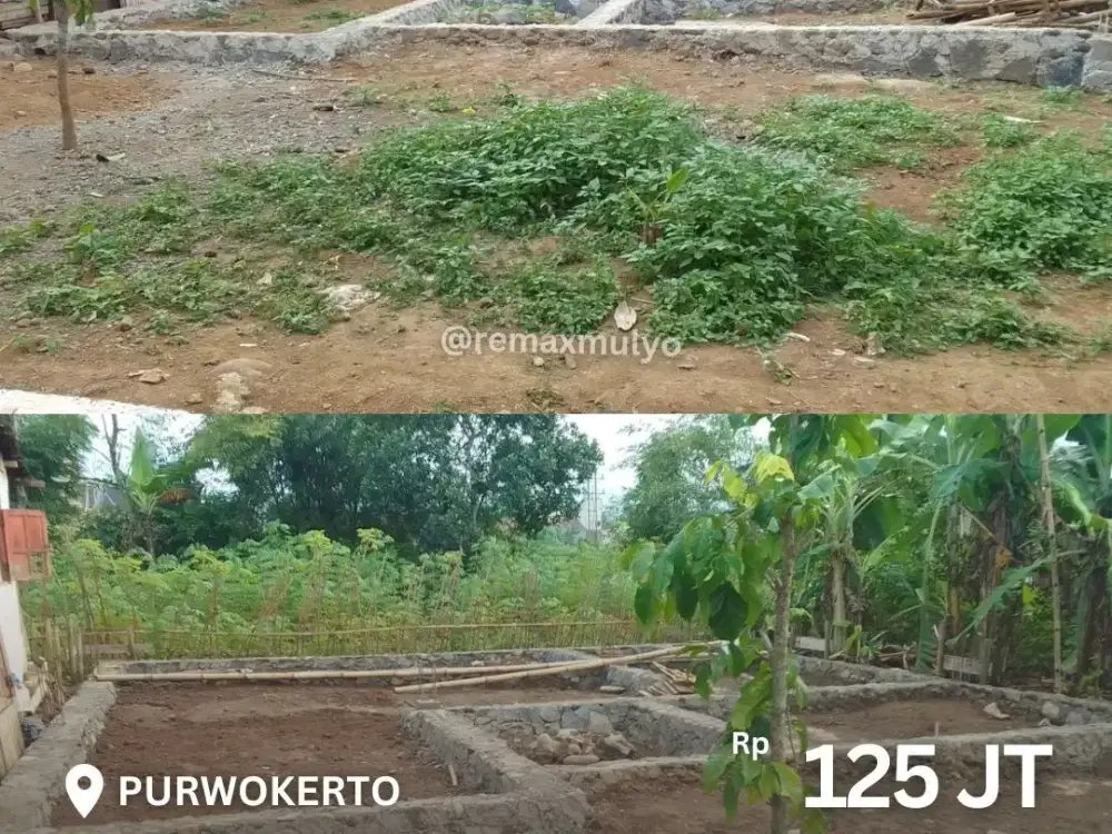 Dijual Tanah Siap bangun Area Purwokerto