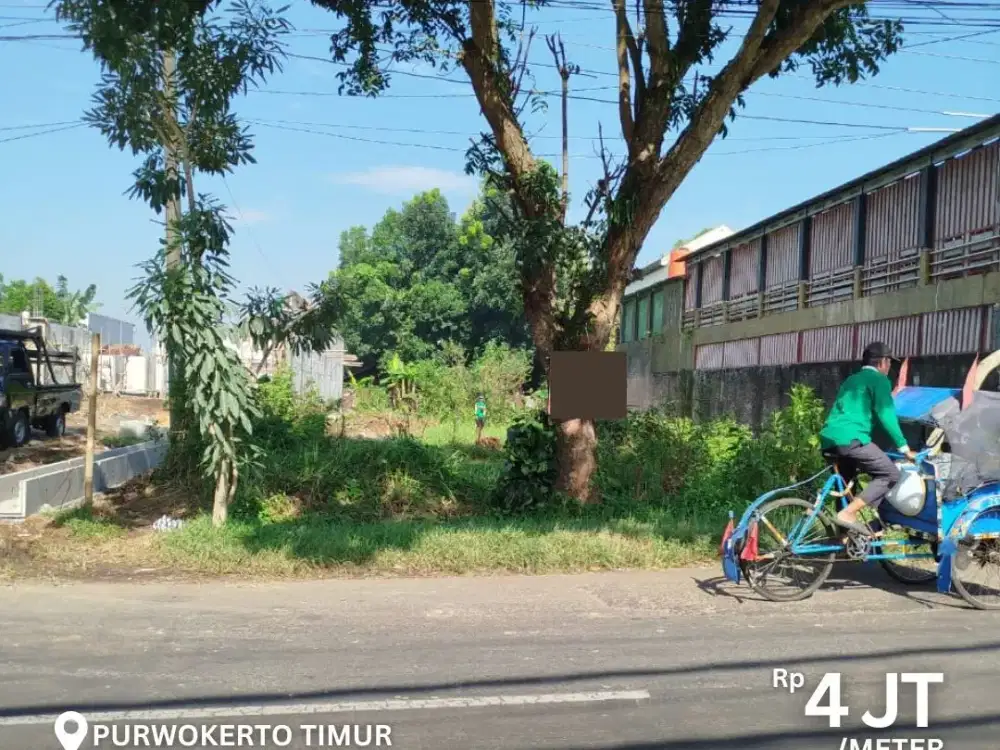 Dijual tanah tepi jalan raya dekat fasilitas kesehatan