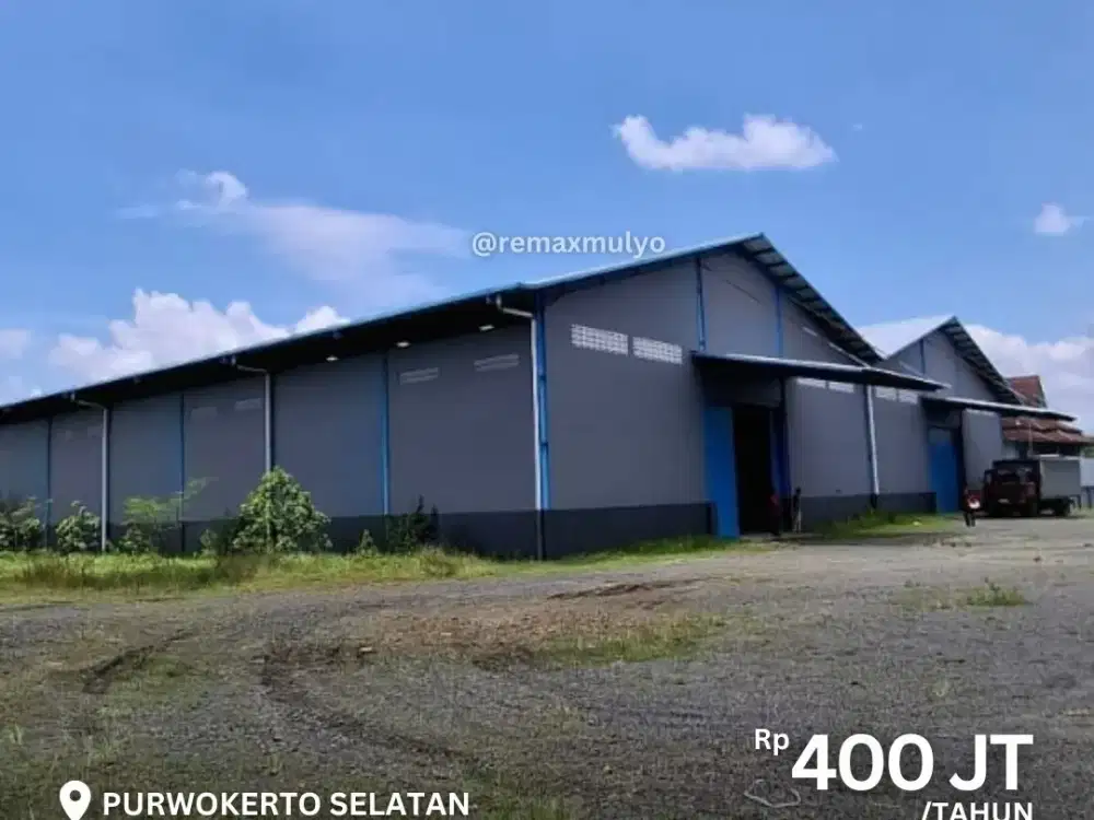 Disewa Gudang SHM Seluas 1200 Dekat Pusat Kota