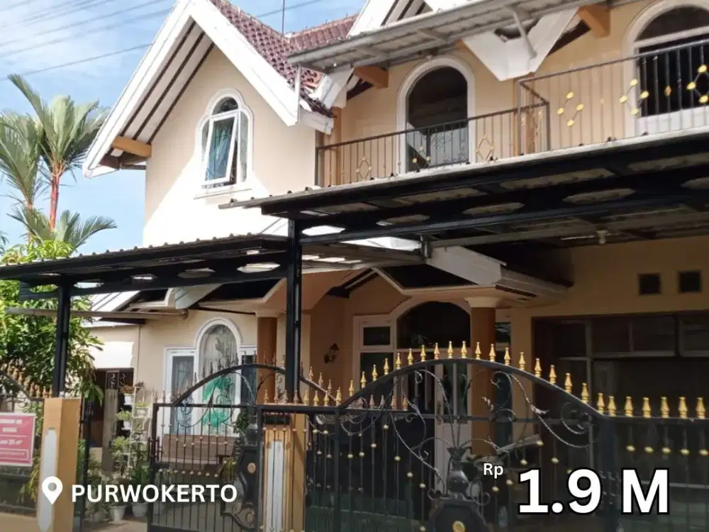 Dijual Rumah 2 Lantai Semi Furnished Purwokerto