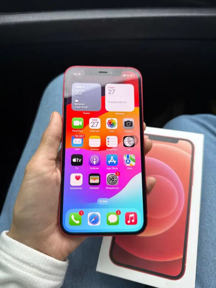 iphone 12 64gb IBox bh batre tunggi 88% asli no minus