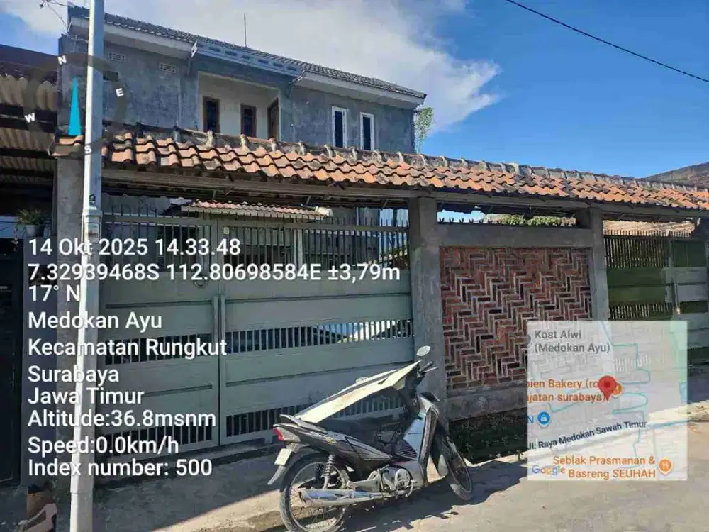 dijual rumah lelang di Medokan ayu Rungkut Surabaya