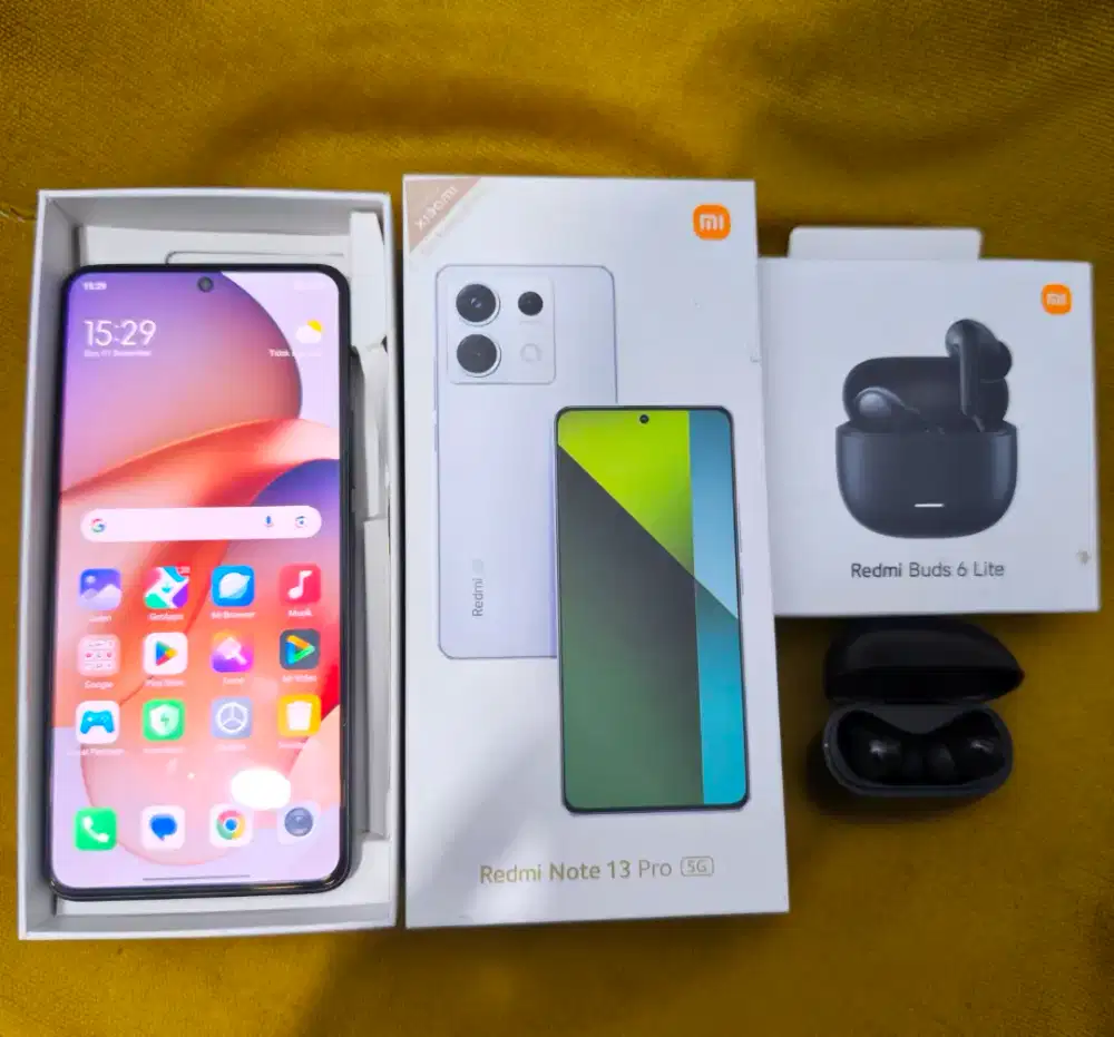 Jual Xiaomi Redmi Note 13 Pro 5G (12/512) + Bonus Redmi Buds 6 Lite