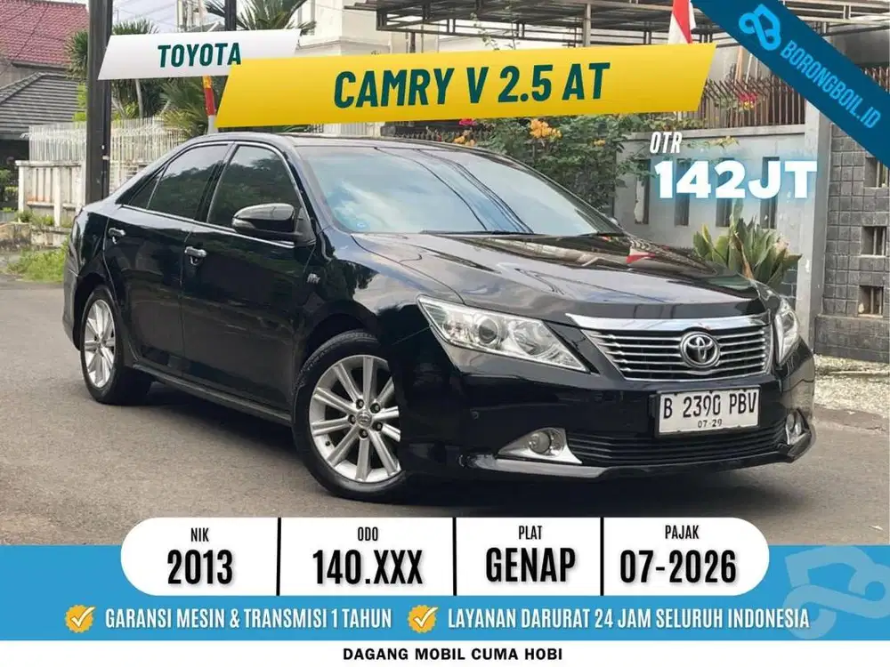 TERMURAH!!CAMRY 2.5 V AT 2013 SIAP PAKAI