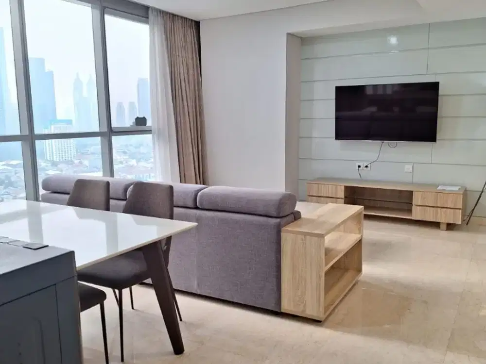 FOR RENT Apartment Ciputra Wolrd 2 Kuningan Tower Residence 2BR 1 Study Room - Furnished Close to Lotte MRT LRT Busway