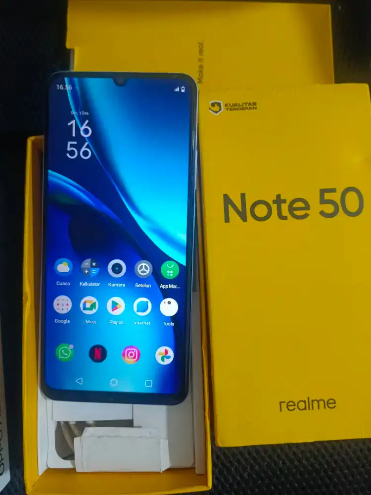 REALME NOTE 50 LENGKAP