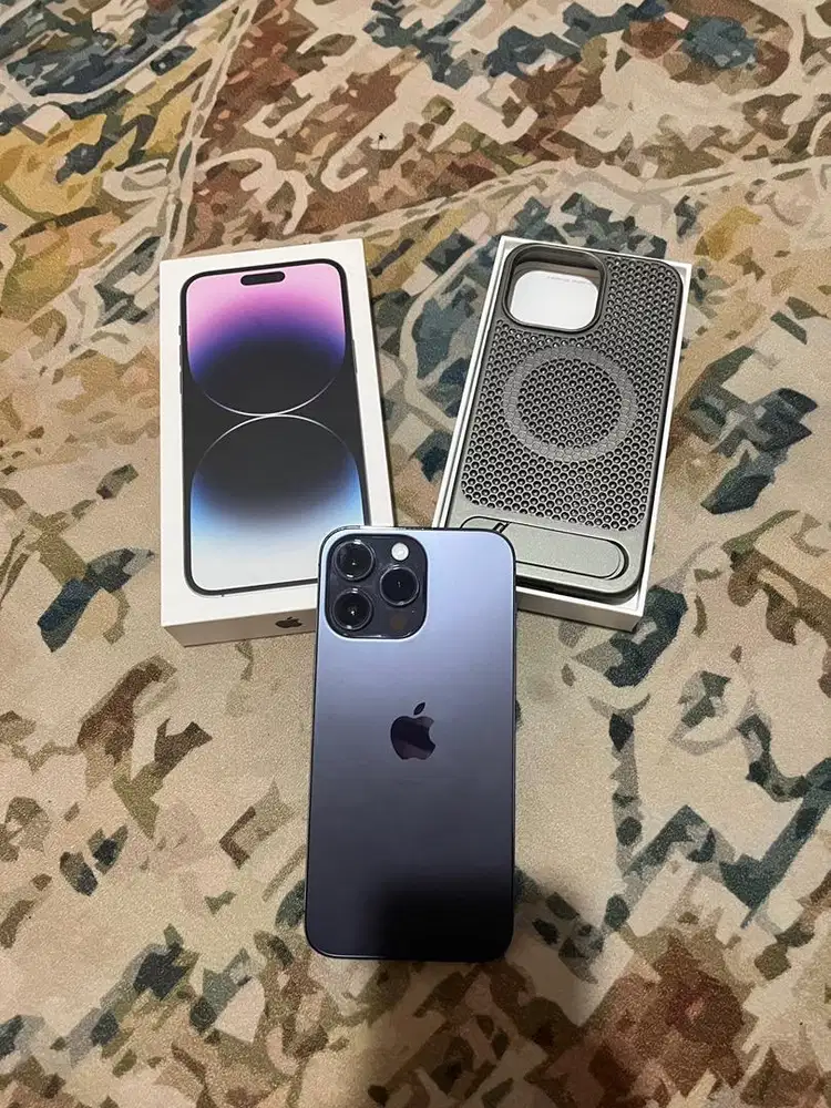 Iphone 14 pro max -256 gb - purple-jual cepat
