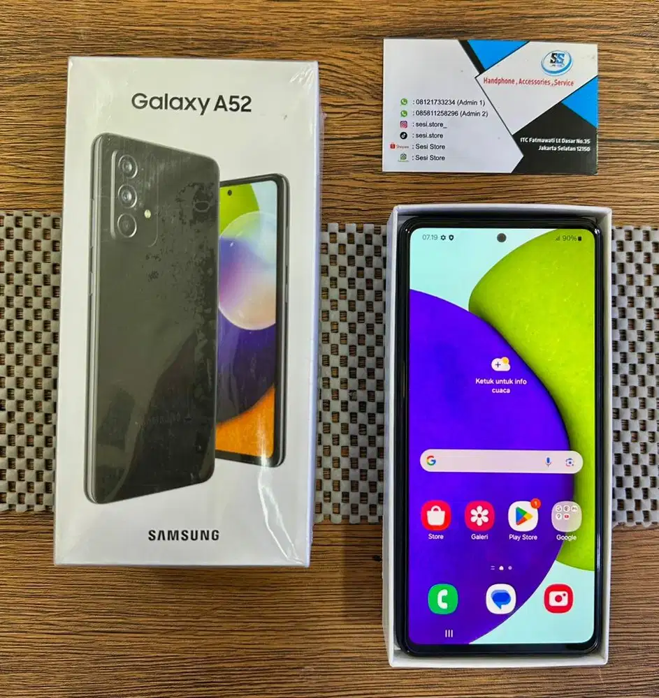 samsung A52 8/256gb di jual cepat