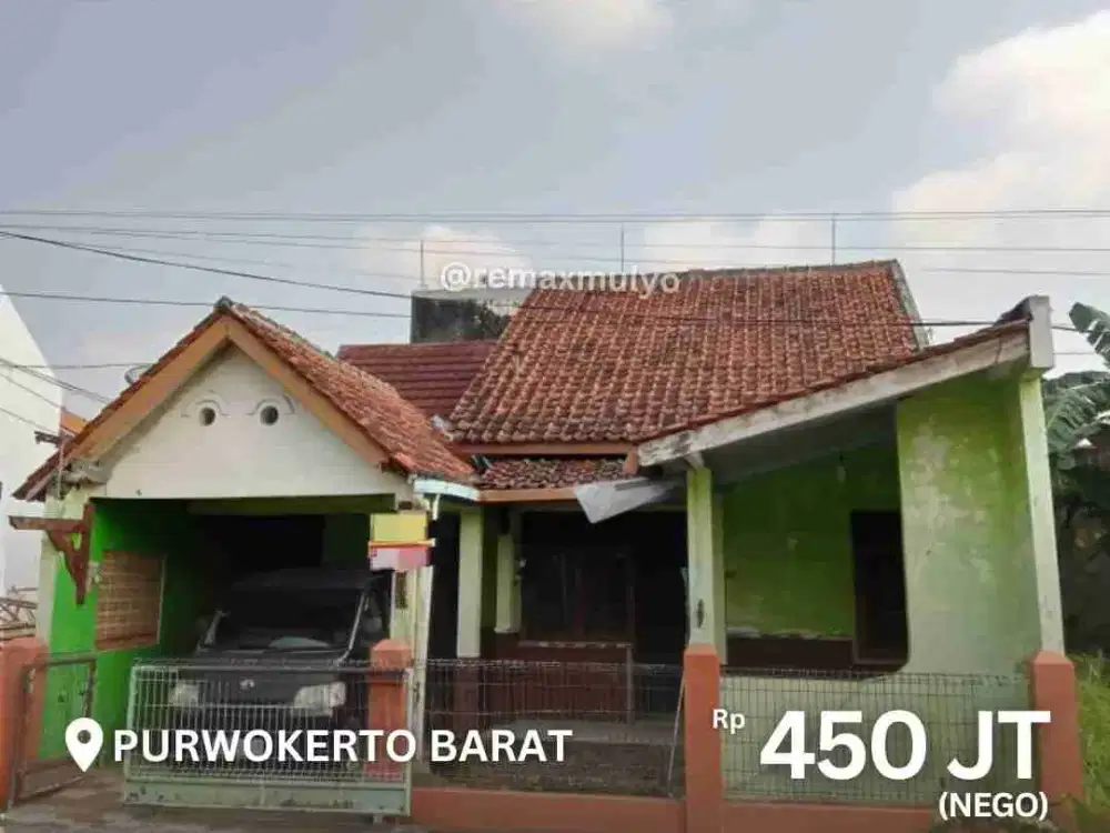 Dijual Rumah Siap Huni Dekat Pusat Perbelajaan  Area Purwokerto Barat