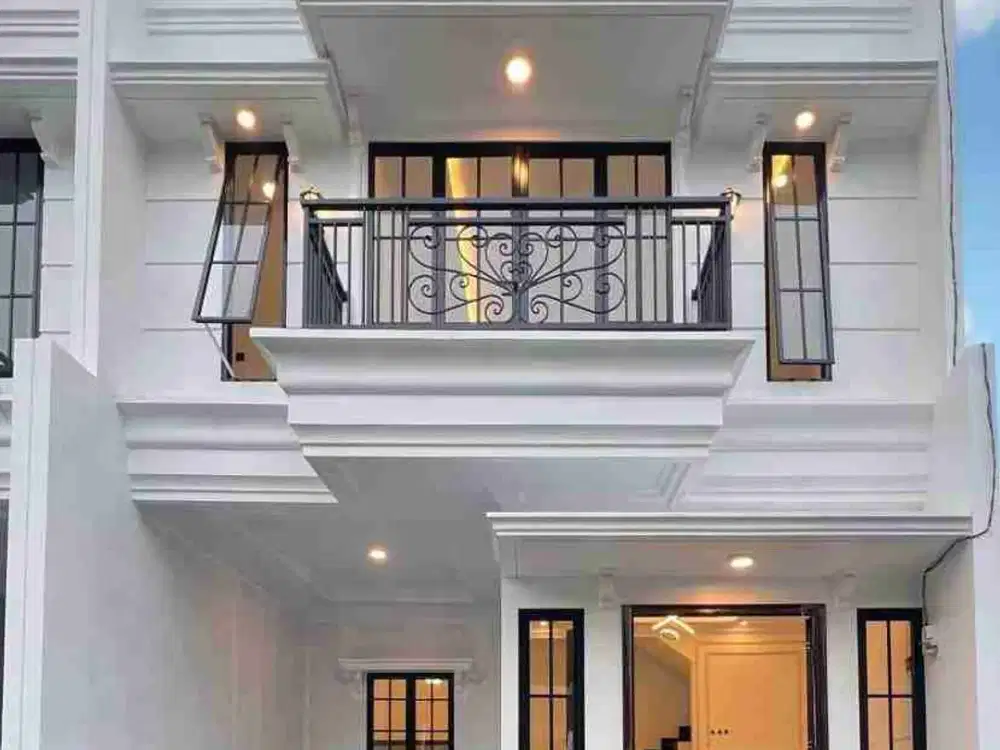 Rumah cluster mewah di Jagakarsa Jakarta Selatan 2 lantai rooftop strategis ke stasiun Tanjung Barat,pasar Minggu dan Tol lingkar luar dan dalam