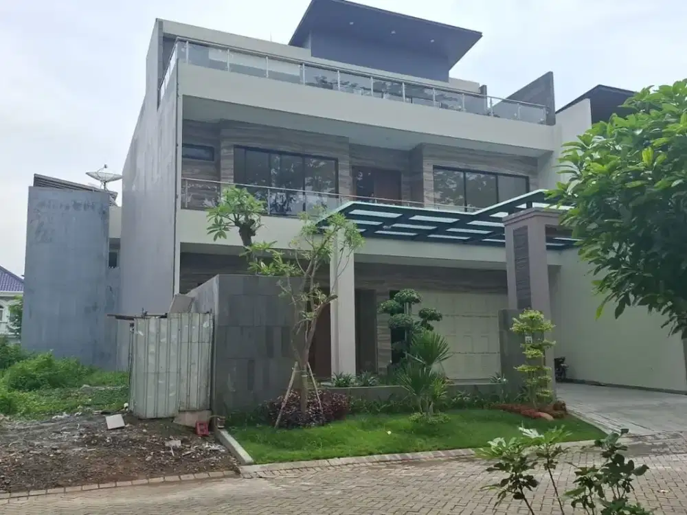 3 Lantai Rumah Citraland Surabaya Barat With Golf View
